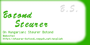 botond steurer business card